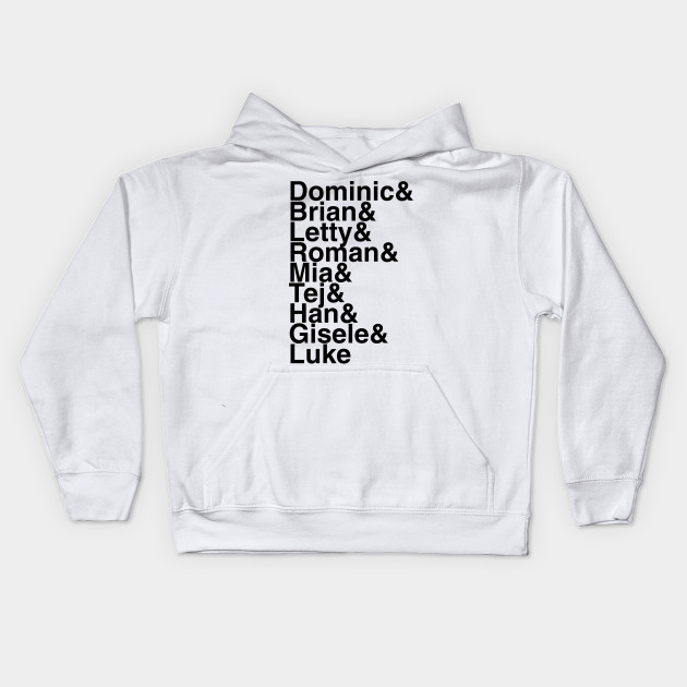Fast and Furious Helvetica List